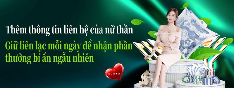 Thêm thông tin liên hệ với nữ thần, nhận ngay số tiền thưởng bí ẩn