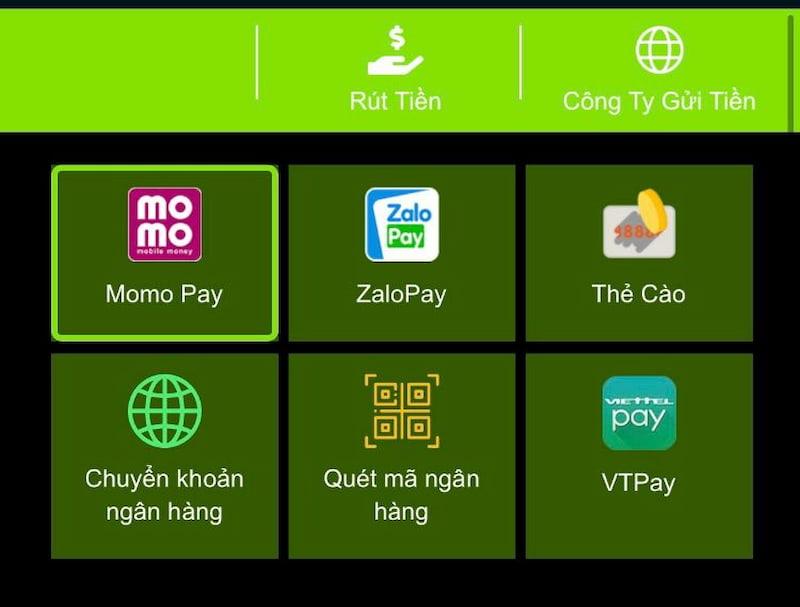 Nạp tiền online vào 69vn
