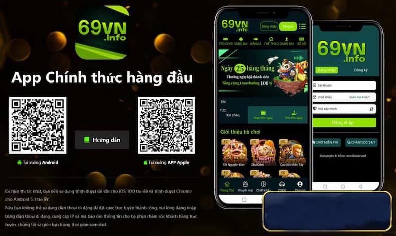 Những lý do nên tải app 69vn