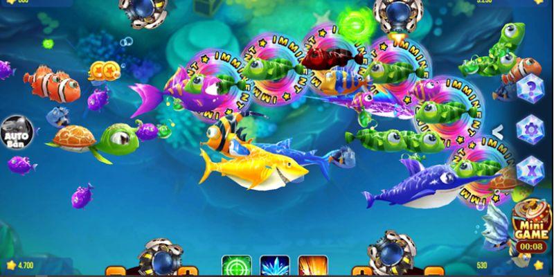 Hệ thống game trong cổng game bắn cá đổi thưởng H5 vô cùng đa dạng