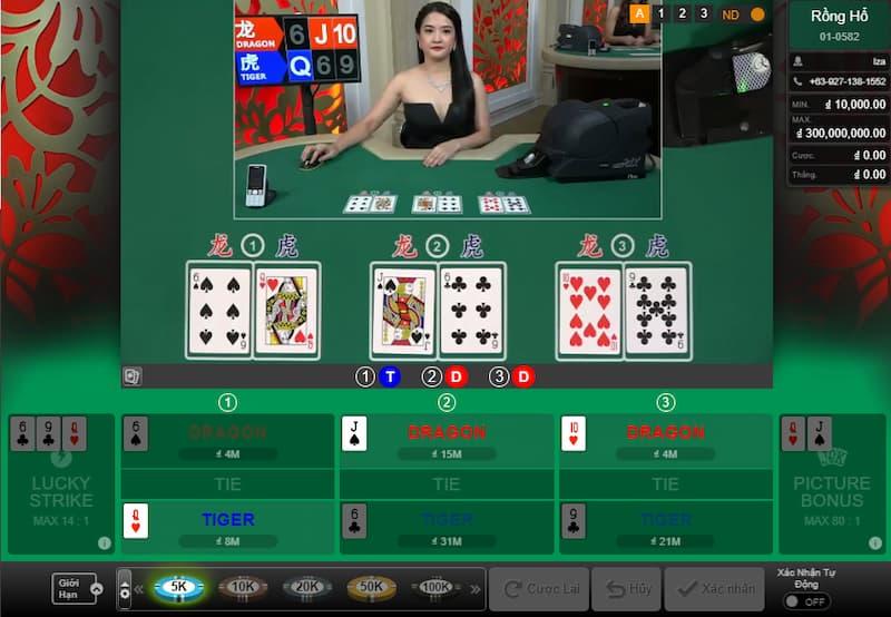 Ảnh 3: Hướng dẫn tính điểm game rồng hổ