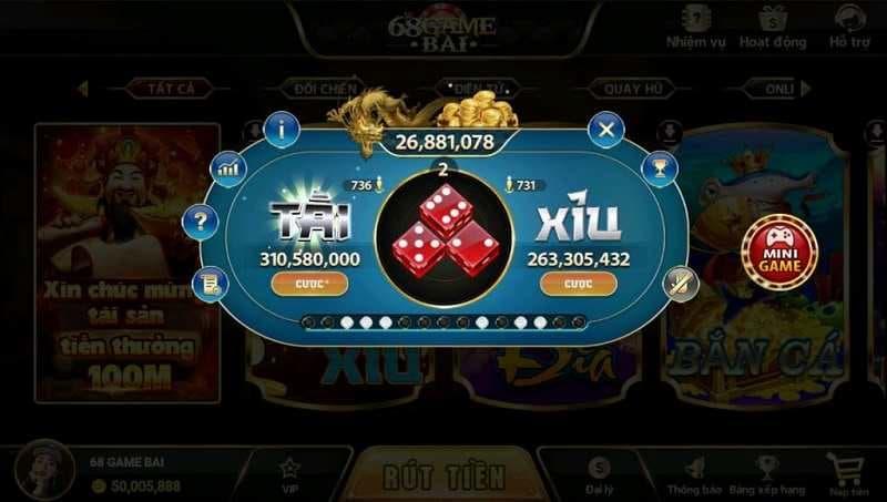 Ảnh 1: Giới thiệu game tài xỉu