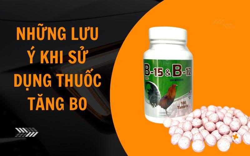 Những lưu ý khi sử dụng thuốc chích tăng bo